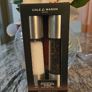 Cole & Mason Stainless Steel Salt and Pepper Mill Set